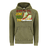 Vintage Olive stepping into juneteenth Vintage Hoodie - MaliasSmallBusiness