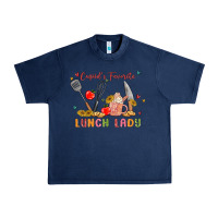 Navy cupids favorite lunch lady Urban Heavy Tee - MaliasSmallBusiness