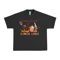 Pigment Black cupids favorite lunch lady Urban Heavy Tee - MaliasSmallBusiness