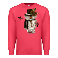 Cardinal snowman gnome Premium Sweatshirt - CowGirlArtShop