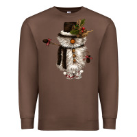 Chestnut snowman gnome Premium Sweatshirt - CowGirlArtShop