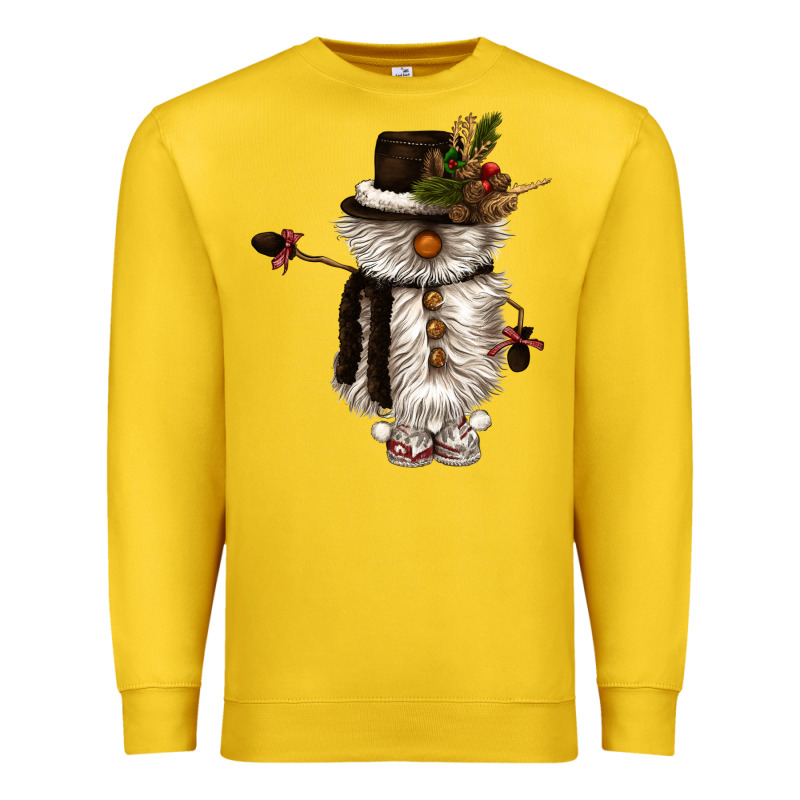 Snowman Gnome Premium Sweatshirt by CowGirlArtShop | Teevron