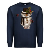 Navy snowman gnome Premium Sweatshirt - CowGirlArtShop