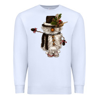 White snowman gnome Premium Sweatshirt - CowGirlArtShop