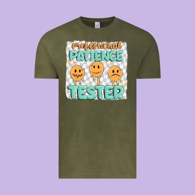 Professional Patience Vintage Tee Designed By Maliassmallbusiness