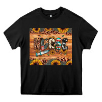 Black nurse Heavy Core Tee - JahusDesignShop
