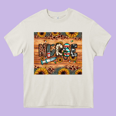 Nurse Heavy Core Tee Designed By Jahusdesignshop