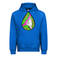 Cobalt halloween ghost teardrop Urban Hoodie - BundleAndBundleShop