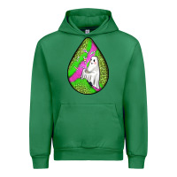 Emerald halloween ghost teardrop Urban Hoodie - BundleAndBundleShop