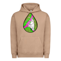 Pigment Burro halloween ghost teardrop Urban Hoodie - BundleAndBundleShop
