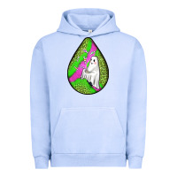 Pigment Grape Ice halloween ghost teardrop Urban Hoodie - BundleAndBundleShop