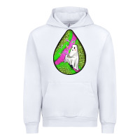 White halloween ghost teardrop Urban Hoodie - BundleAndBundleShop