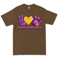 Cacao peace love dogs Premium Tee - AdoDesignShop