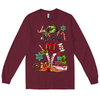 Burgundy baby elf Long Sleeve Tee - MaliasSmallBusiness