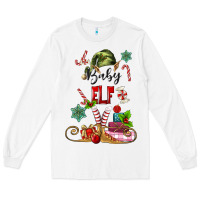 White baby elf Long Sleeve Tee - MaliasSmallBusiness