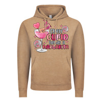 Even Cupid Needs A Margarita Vintage Hoodie | Teevron