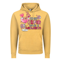 Vintage Mustard even cupid needs a margarita Vintage Hoodie - MaliasSmallBusiness