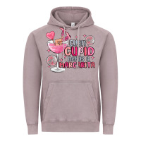 Vintage Zinc even cupid needs a margarita Vintage Hoodie - MaliasSmallBusiness