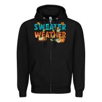 Black weather Zipper Hoodie - texasbilliewilder