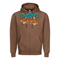 Chestnut weather Zipper Hoodie - texasbilliewilder