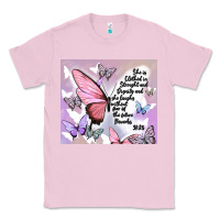 Bubblegum Pink bible verse Classic Tee - MaliasSmallBusiness