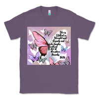 Lavender bible verse Classic Tee - MaliasSmallBusiness