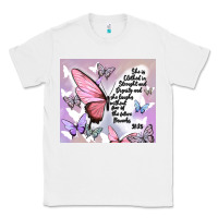 White bible verse Classic Tee - MaliasSmallBusiness