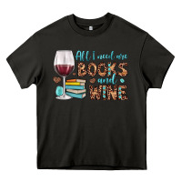 Asphalt all i need are books and wine Heavy Core Tee - JahusDesignShop