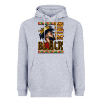 Heather Grey black king Heavyweight Hoodie - CowGirlArtShop