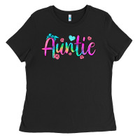 Black auntie Ladies Tee - JahusDesignShop