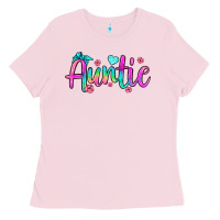Bubblegum Pink auntie Ladies Tee - JahusDesignShop