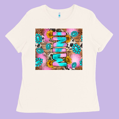 Western Mini Ladies Tee Designed By Ranaportraitstore