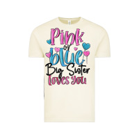 Vintage Arctic pink or blue big sister loves you Vintage Tee - MaliasSmallBusiness