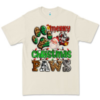Bone merry christmas paws with santa Premium Tee - AdoDesignShop