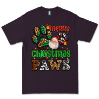 Plum merry christmas paws with santa Premium Tee - AdoDesignShop