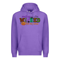 Purple something wicked this way comes Premium Hoodie - CowGirlArtShop