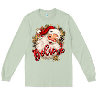 Matcha believe christmas santa claus Long Sleeve Tee - MaliasSmallBusiness