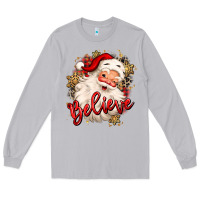 Moon Dust believe christmas santa claus Long Sleeve Tee - MaliasSmallBusiness