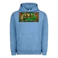 Pigment Pebble Blue merry christmas license plate Urban Hoodie - BundleAndBundleShop