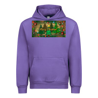 Tulip merry christmas license plate Urban Hoodie - BundleAndBundleShop