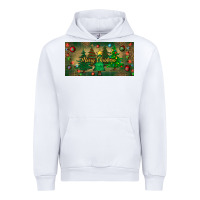 White merry christmas license plate Urban Hoodie - BundleAndBundleShop