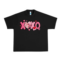 Black xoxo disco heart valentine's day Urban Heavy Tee - MaliasSmallBusiness