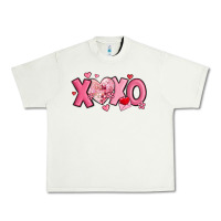 Pistachio xoxo disco heart valentine's day Urban Heavy Tee - MaliasSmallBusiness