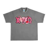 Xoxo Disco Heart Valentine's Day Urban Heavy Tee | Teevron