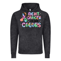 Vintage Black fight cancer in all colors Vintage Hoodie - MaliasSmallBusiness