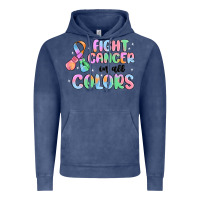 Vintage Denim fight cancer in all colors Vintage Hoodie - MaliasSmallBusiness