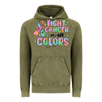 Vintage Olive fight cancer in all colors Vintage Hoodie - MaliasSmallBusiness