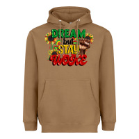 Toasted Coconut dream but stay woke juneteenth Heavyweight Hoodie - CowGirlArtShop