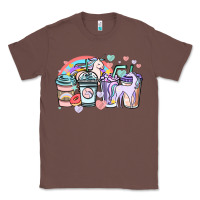 Chestnut unicorn coffee cups Classic Tee - NancyCooperArtShop
