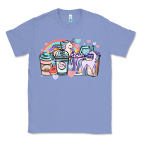 Colony Blue unicorn coffee cups Classic Tee - NancyCooperArtShop